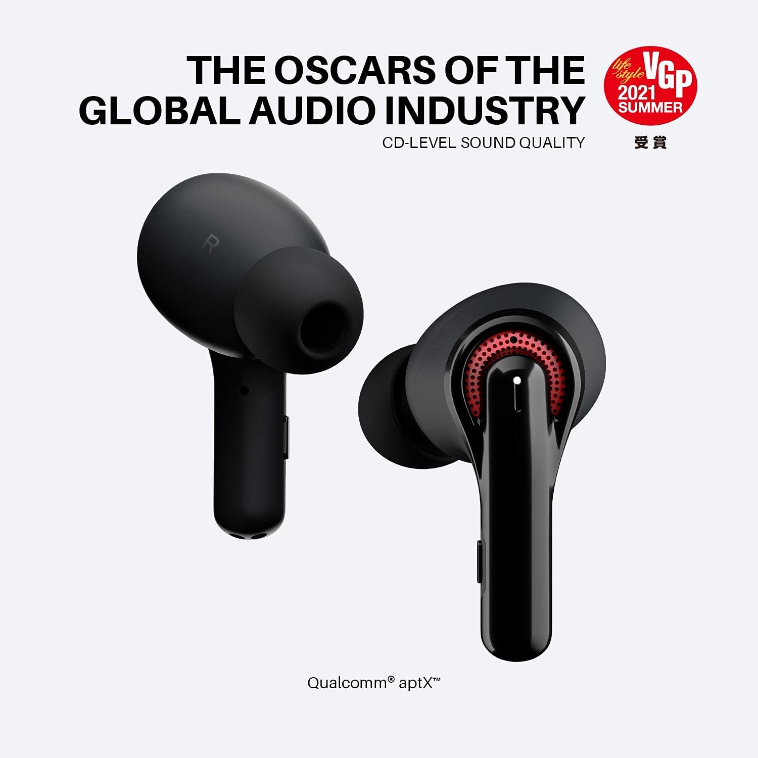 Tribit FlyBuds C1 Wireless Earbuds, Bluetooth 5.2, 50H Playtime, Noise Cut