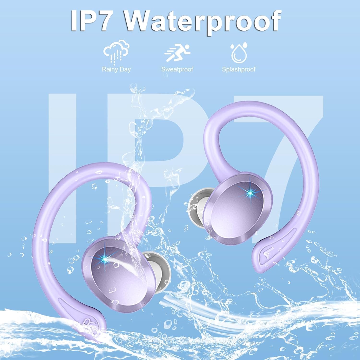 Wireless Earbuds Bluetooth Headphones Sport Noise Cancelling Rulefiss Q38